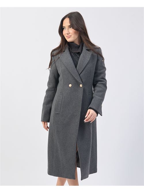 Manteau long Yes Zee en laine mélangée YES ZEE | O042-KK000835